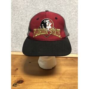 Vintage Florida State Seminoles Hat The Game Snap Back Color Block